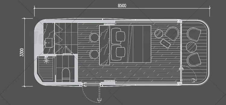 Modern Luxury Portable Modular Home 4 Bedroom Modular House a Frame Capsule Hotel for Sale