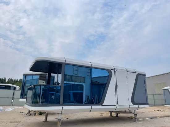 판매를 위한 완전 가구 조립식 선적 컨테이너 조립식 우주 캡슐 작은 집 리조트 호텔