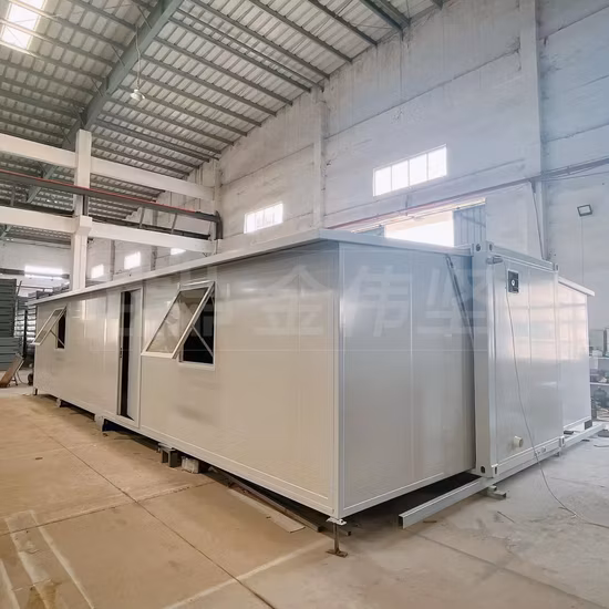 스테인리스 관에 의하여 직류 전기를 통하는 모듈방식의 주택 40FT 확장 가능한 컨테이너 호텔